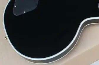 

free shipping China Custom Guitar High Quality Musical Instrument ebony fretboard black electric guitar 2