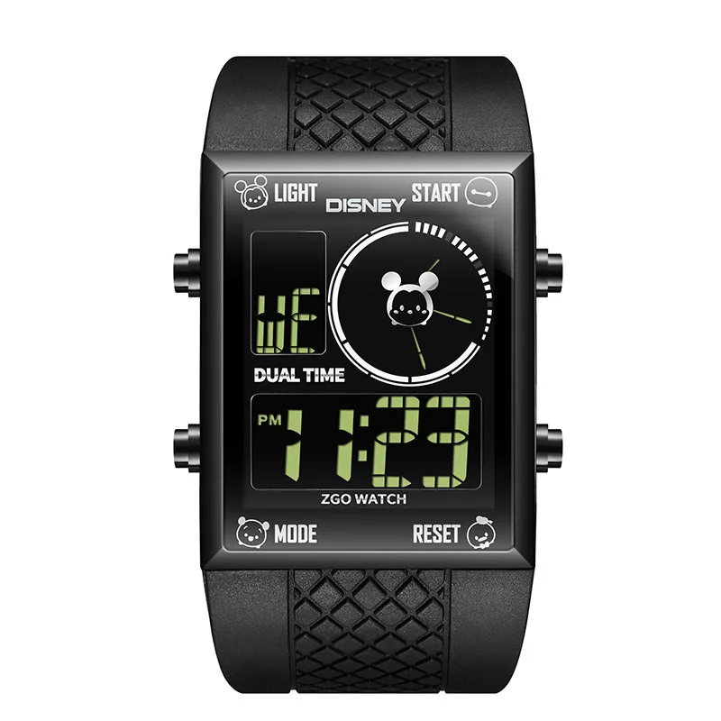 Водонепроницаемые цифровые часы с изображсветильник Диснея двойным часовым