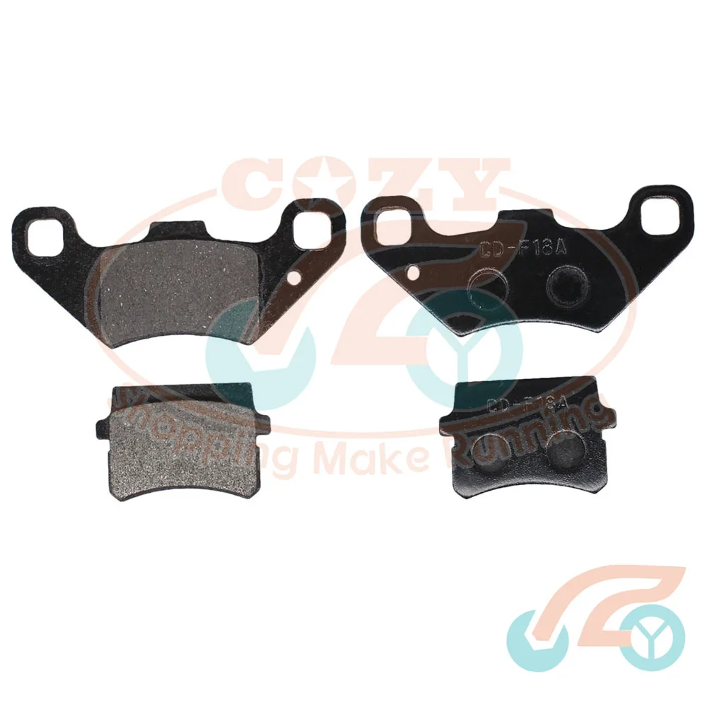 2 комплекта передние тормозные колодки для 50 70CC 90CC 110CC 125CC 150cc 200cc 250cc ATV Go Kart|Детали