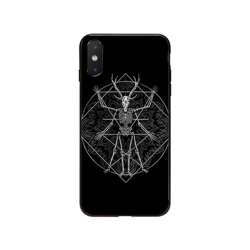 

Goat Head Satan Art Phone Cases For iPhone 12 12mini 12Pro 11 ProMax XS MAX X XR SE2 8 7 6 6S Plus 5S SE
