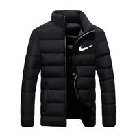 winter jacket mens 2021 fashion collar parka solid thick jacket and jacket mens baseball jacket zipper windbreaker jacket