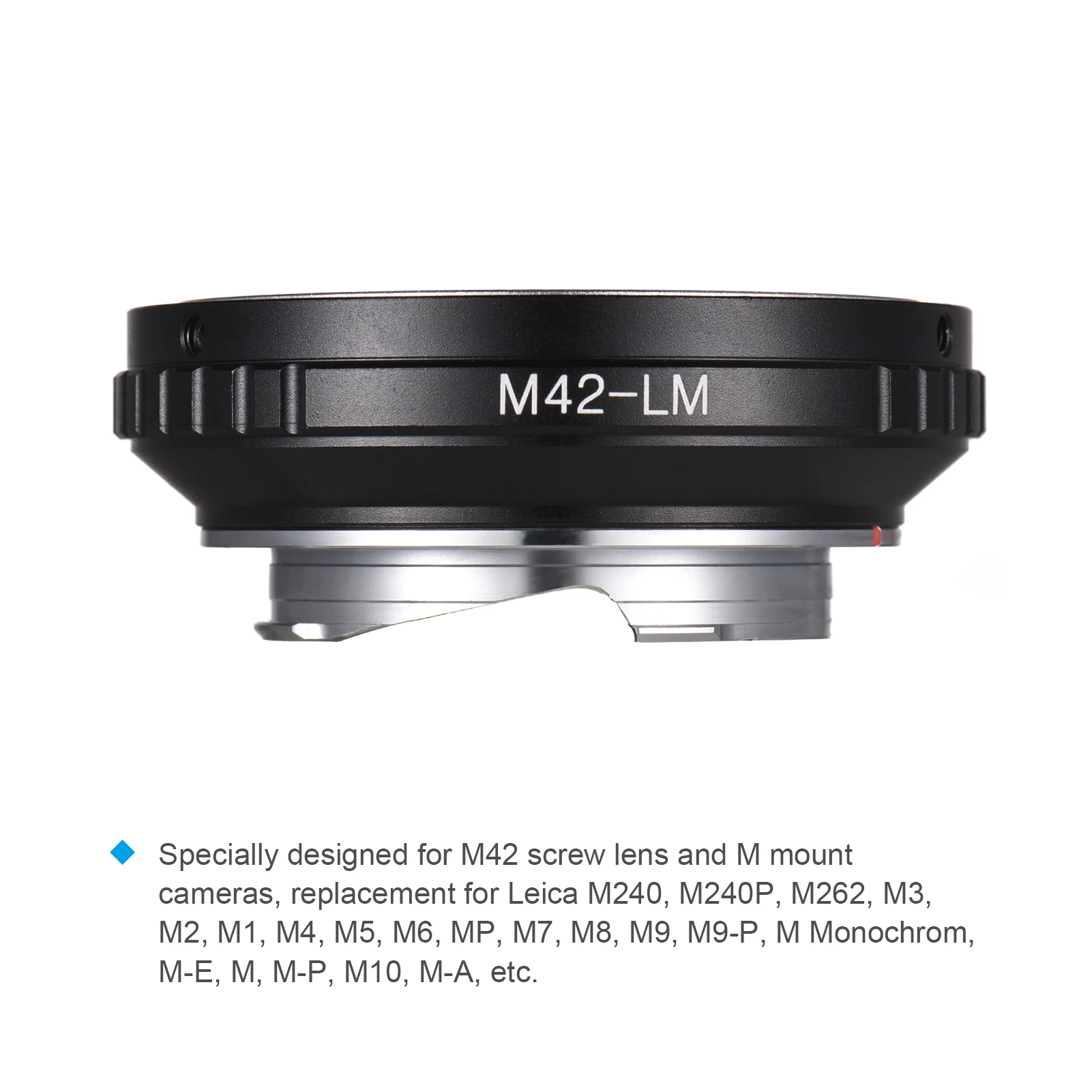 Andoer M42 -LM кольцо адаптера объектива камеры для винтовое крепление к камере Leica M240