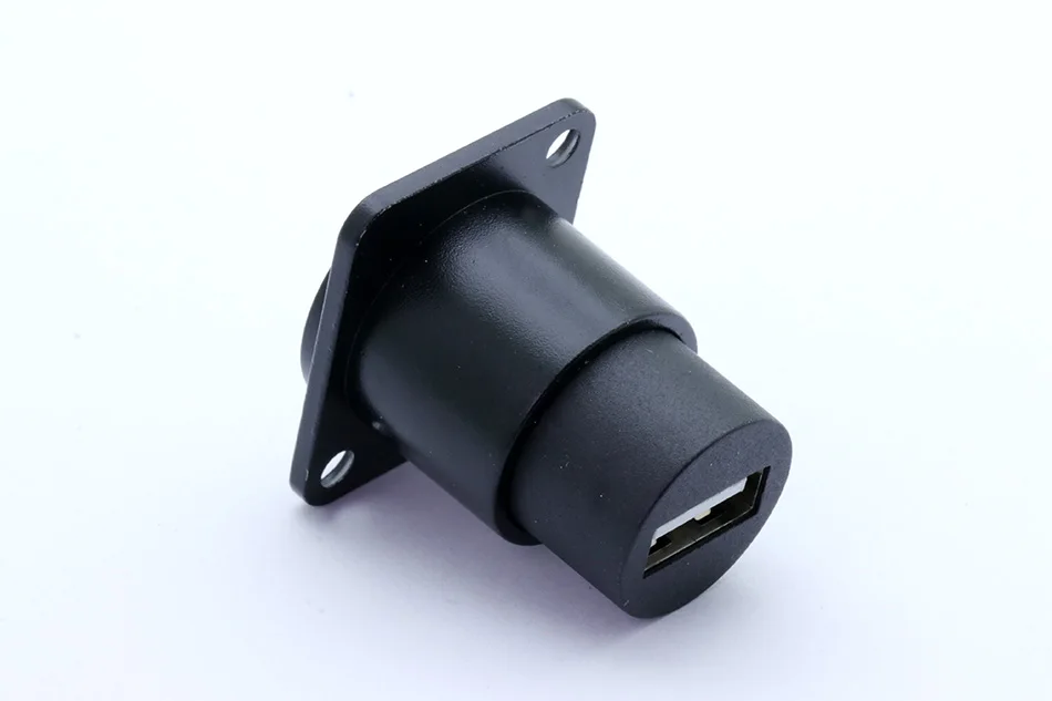 1 шт. D-type USB 2,0 прямой модуль шасси Монтажный разъем аудио разъем аксессуары для динамиков комплекты