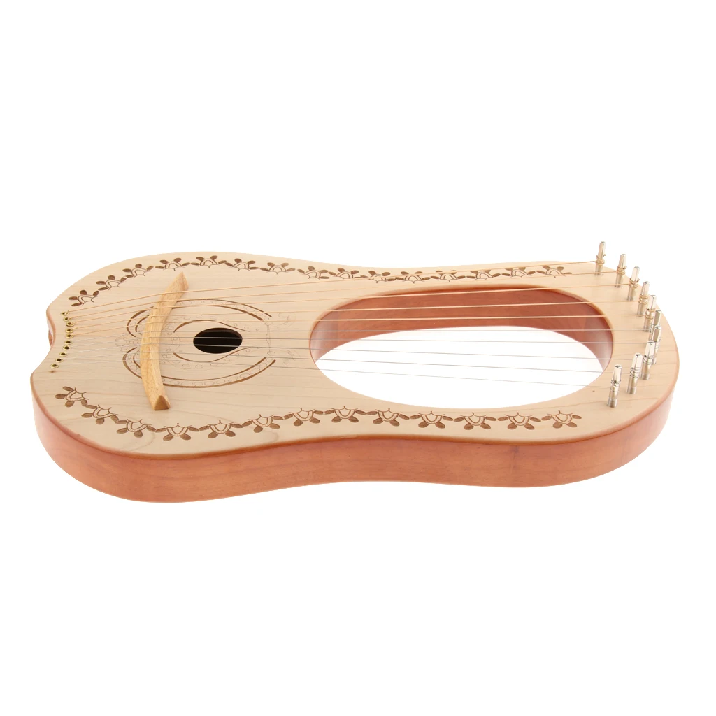 Lyre Harp 10 металлические струны инструмент из красного дерева для начинающих