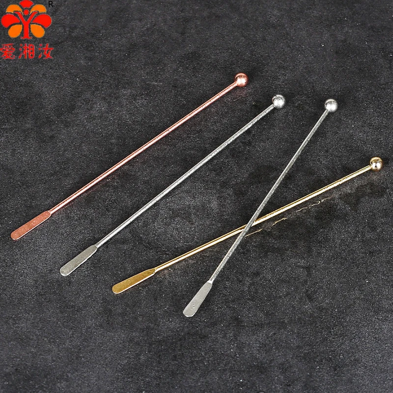 

19.2cm Drink Stirrers Ball Peen Stirring Stick Stainless Stir Cocktail Stirring Annulus Bar Tools Gold/Silver Long Mixer
