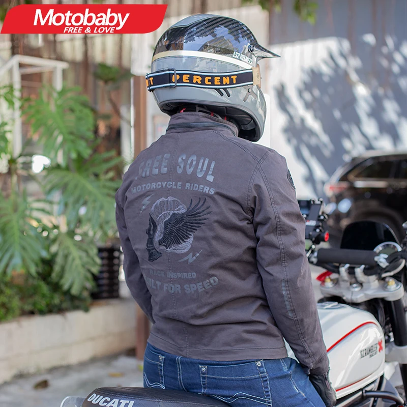 

New Motorcycle Jackets Motocross Racing Suits Keep Warm Brown Men Motorbike Riding Waterfroof Four Seasons Reflective Clothes