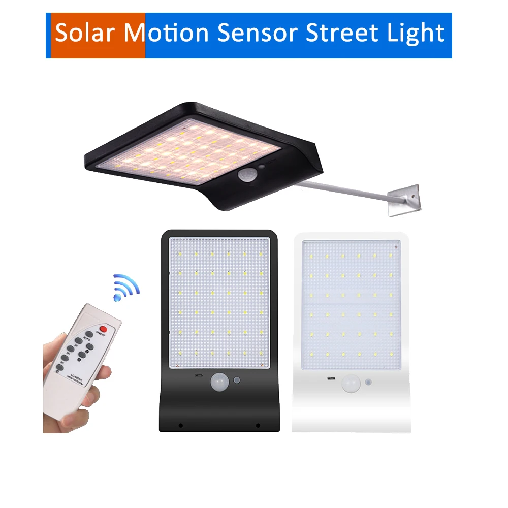 48 светодиодов пульт дистанционного управления солнечный светильник
