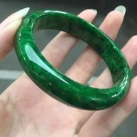 jade bangle natural jewelry fine emerald dry jadeite bracelet