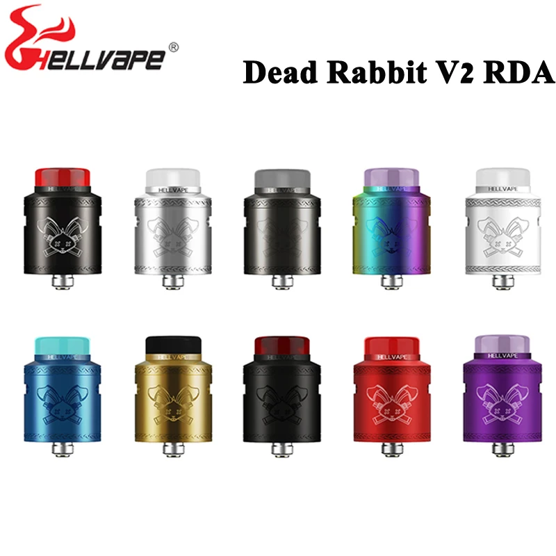 Оригинальный резервуар Hellvape Dead Rabbit V2 BF RDA с сотовым потоком воздуха Squonking