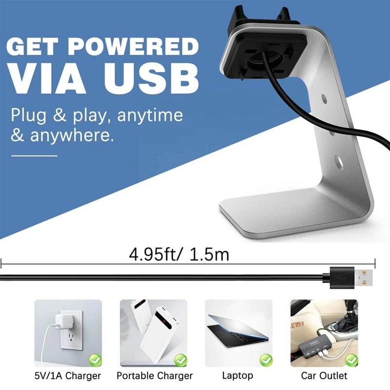 

2PCS Charger Dock for Fitbit Charge 4/Charge 4 SE/Charge 3/Charge 3 SE, Portable Replacement Charging Dock Stand