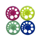 1 шт., линейка в стиле пэчворк, 360 градусов