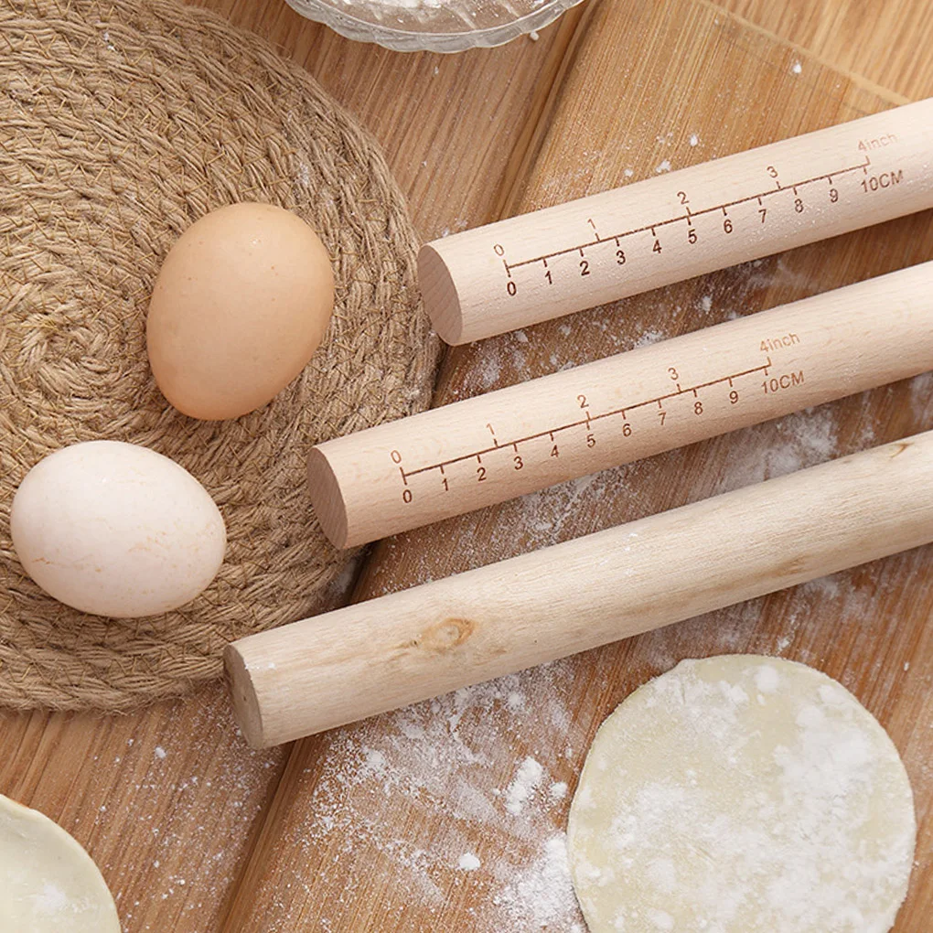 Антипригарная деревянная скалка для торта помадки печенья лапши печенья|Скалки