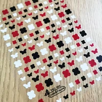 newest butterfly 3d self adhesive decal slider diy decoration tools nail sticker tsc165
