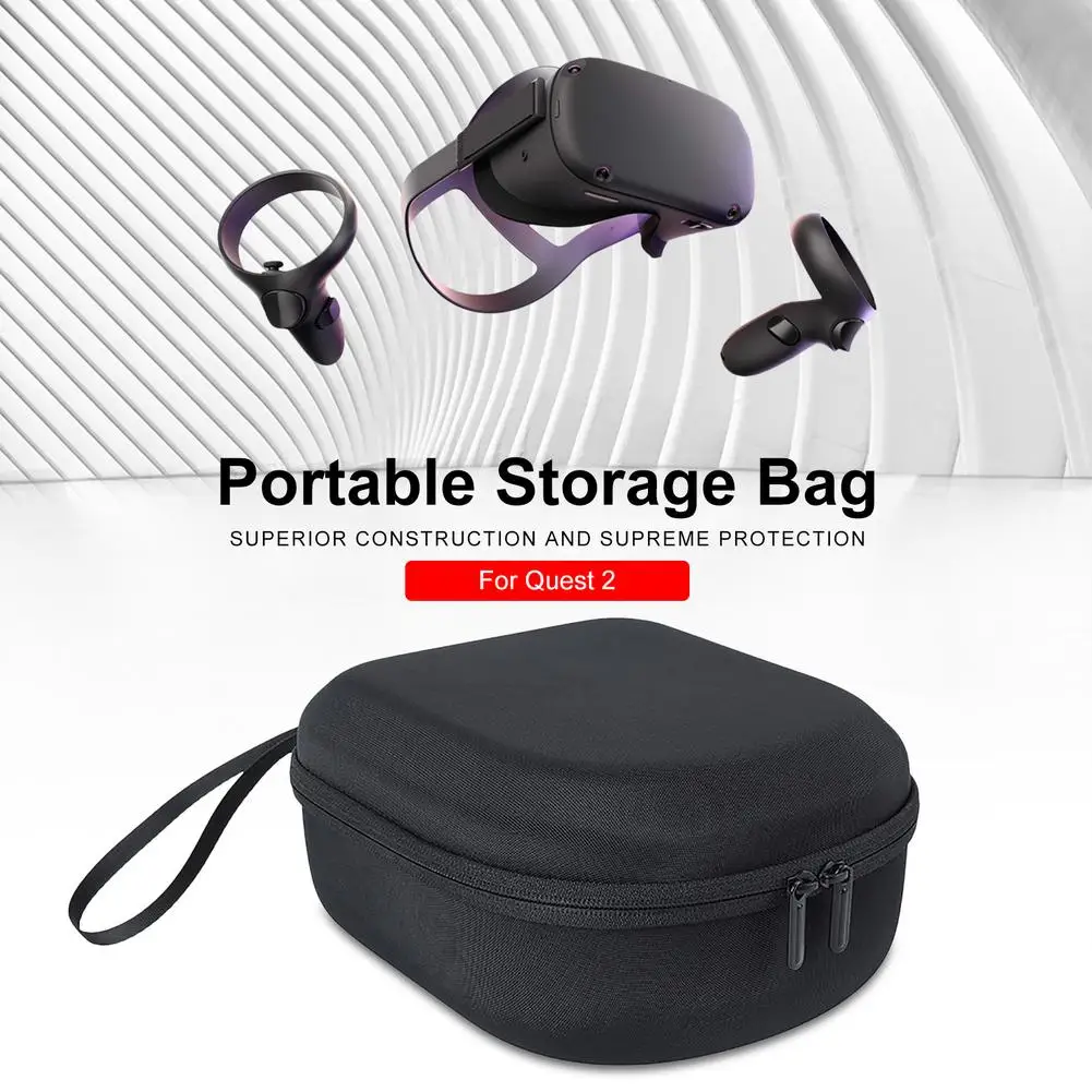 

1PC Portable Hard EVA Storage Bag Carrying Case Travel Box for quest 2 All-in-one VR Gaming Headset Accessories