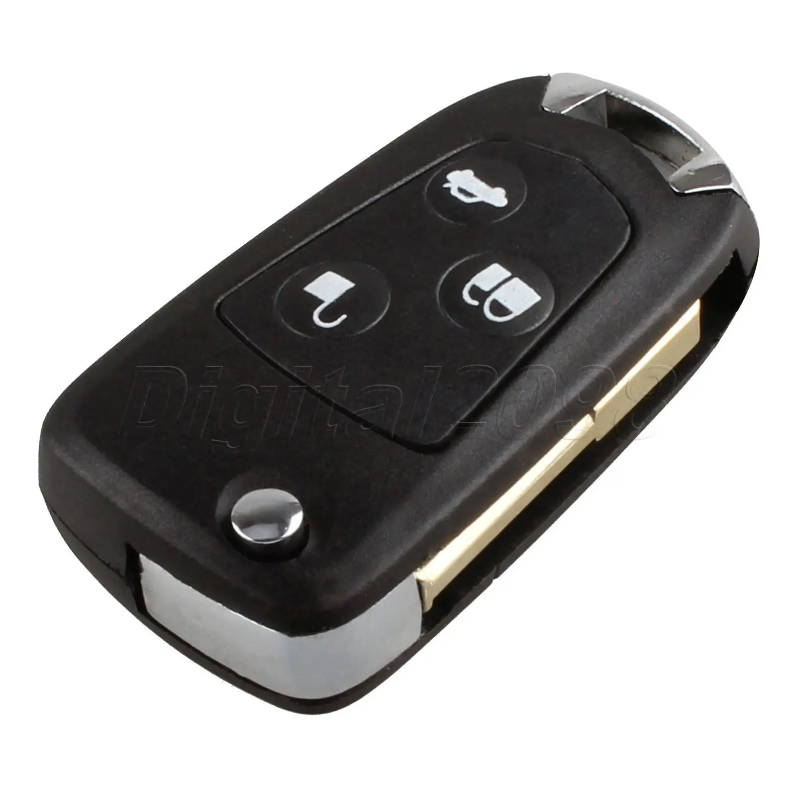 Складной чехол-книжка Yetaha 2017 с дистанционным управлением 3 кнопки для Ford Mondeo Fiesta