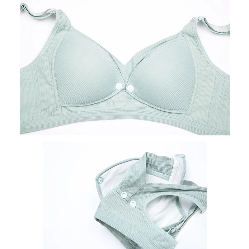 Бюстгальтеры для грудного вскармливания хлопковый бюстгальтер кормления нижнее