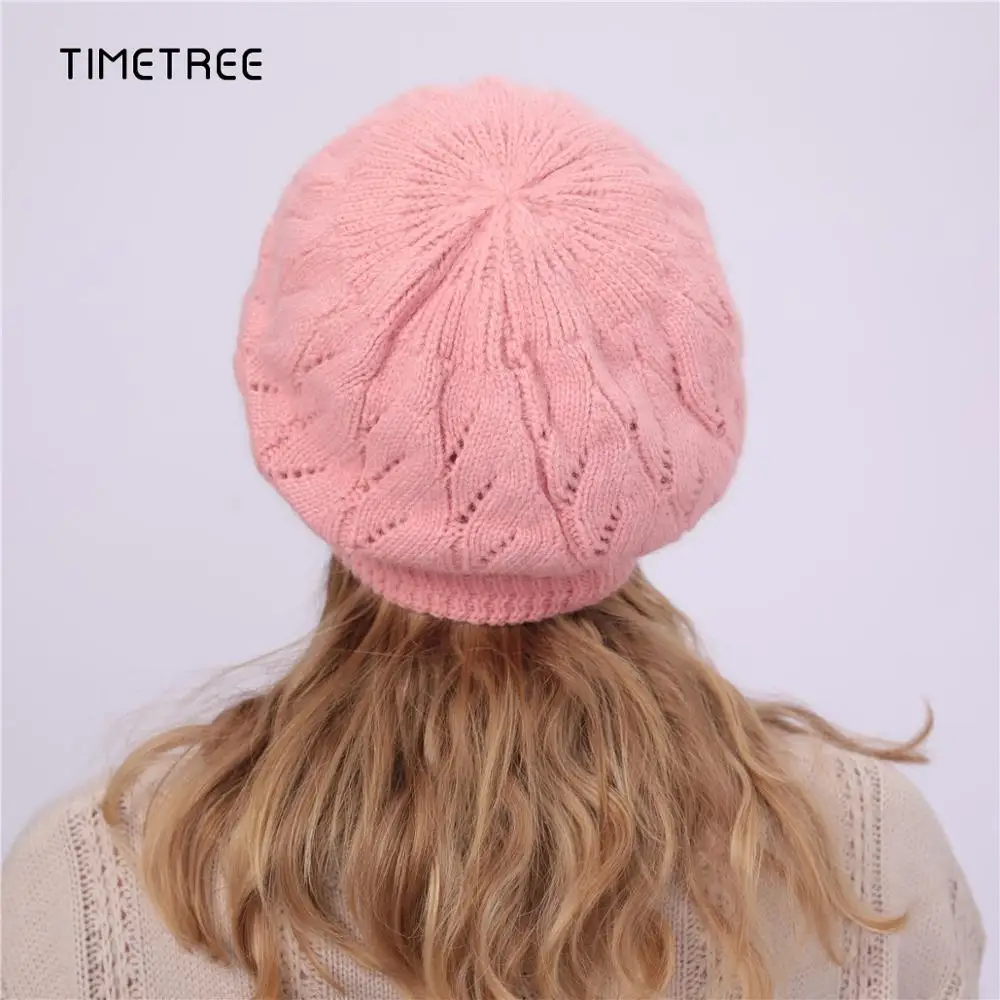 Классические трендовые зимние теплые шапки женские вязаные мягкие шарф