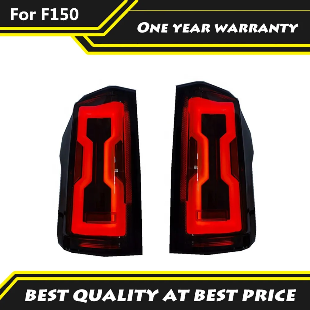 

Exterior Tail Lamps Pickup 4X4 Off-road LED Taillight Fit For Ford F150 2015 2016 2017 2018 2019 Smoky Black Rear Light