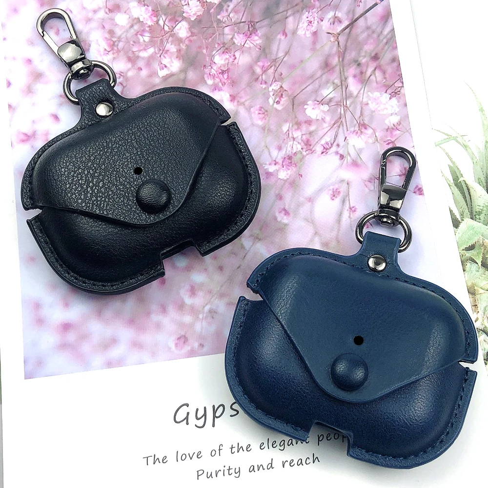 Кожаный чехол для Apple AirPods Pro Наушники зарядным устройством аксессуары сумка