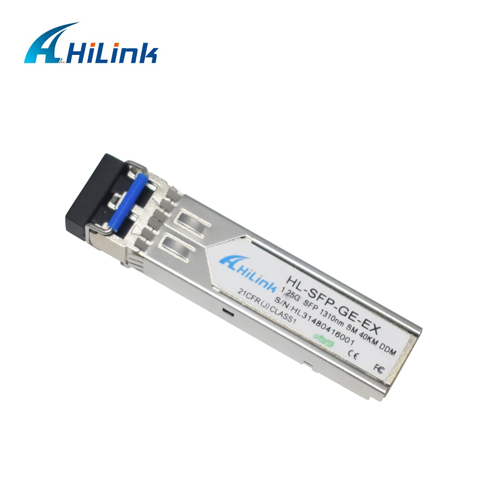 Бесплатная доставка по почте! Оптический SFP модуль трансивера 1 25G 1000Base 20km 40km 80km 120km