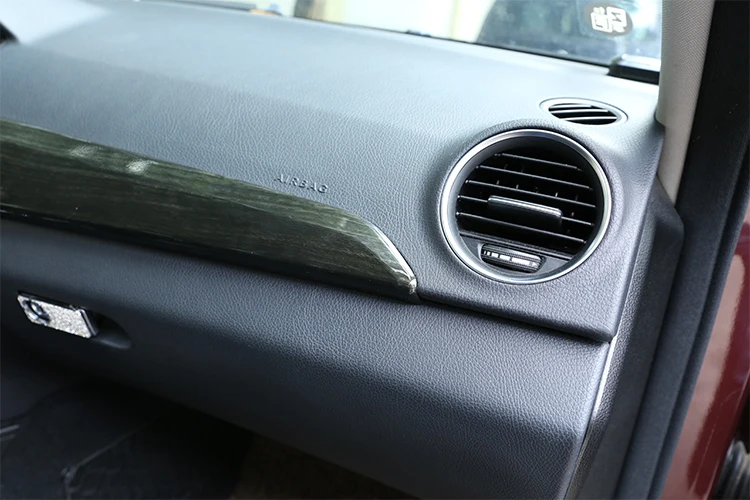 ABS черное дерево зерна для Mercedes Benz C Class W204 2010-2013 аксессуар для автомобиля центральная консоль для салона Защитная панель Крышка отделка