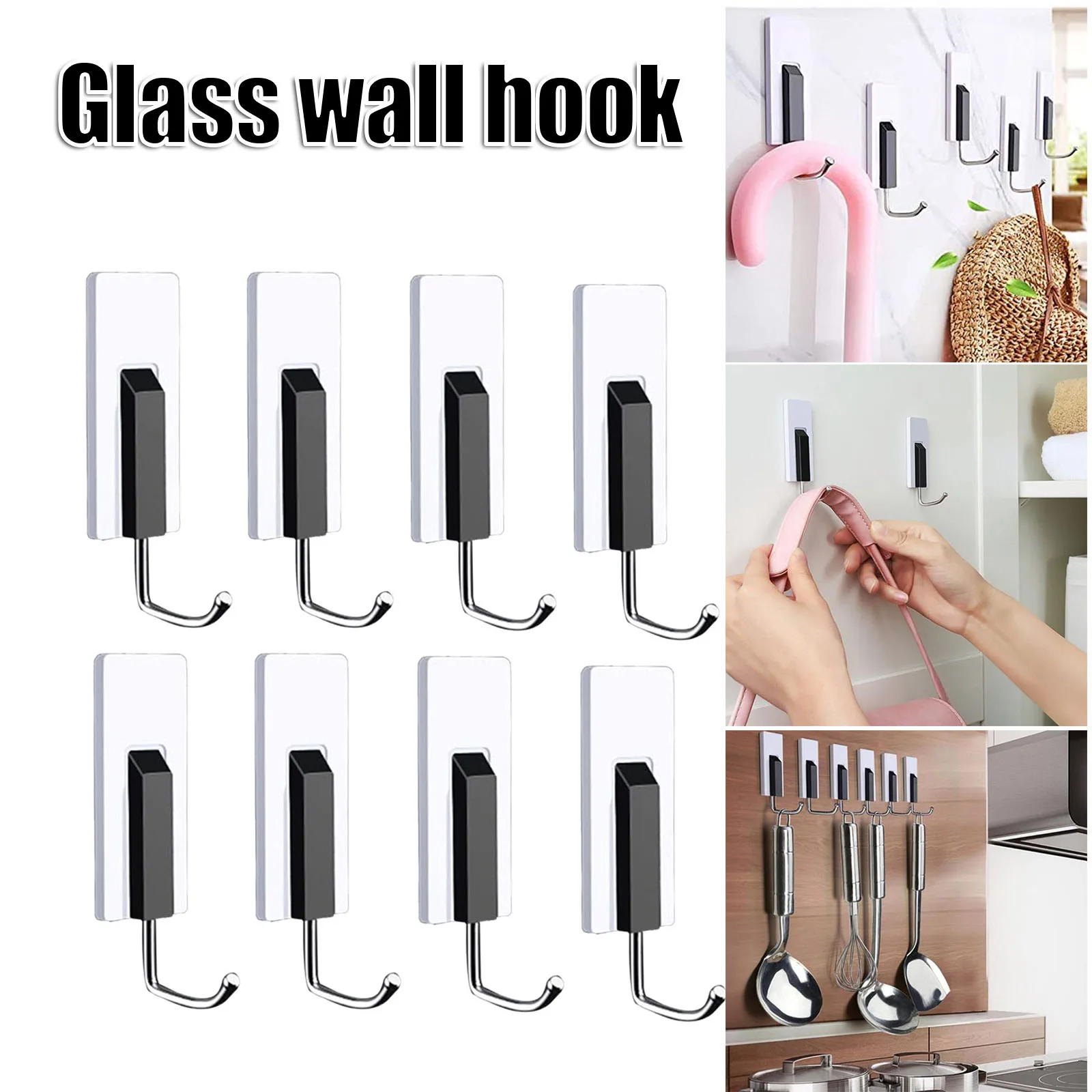 

Лидер продаж, самоклеящийся настенный крючок, многофункциональный держатель для дома, кухни, ванной комнаты