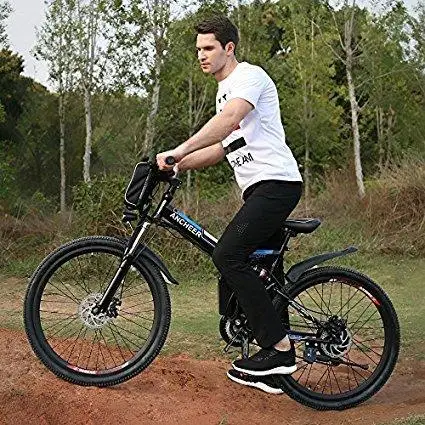 26 дюймов Электрический велосипед горный Bicicleta полная подвеска алюминиевая