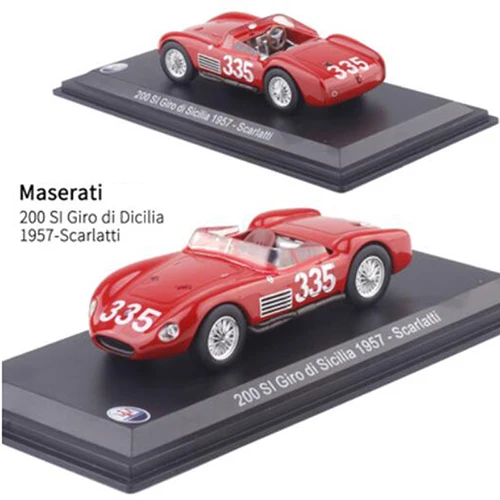1:43 Масштаб металлический сплав классический Maseratis гоночный ралли модель автомобиля литые автомобили игрушки для коллекции дисплей для детей Подарки - Цвет: 1