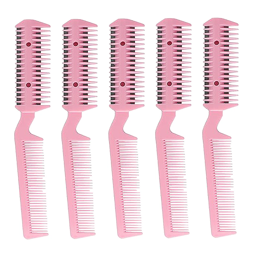 

5 Packs Razor Comb Hair Cutter Comb Cutting Scissors Haircuts Cutting Tool,