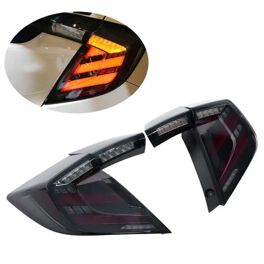 Светодиодный задний фонарь в сборе установка для модели Mugen подходит Honda Civic 10th