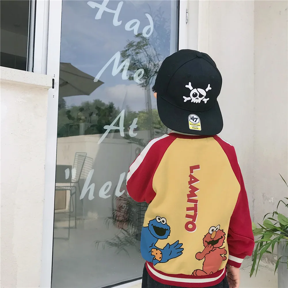 Tonytaobaby/Новая Осенняя детская одежда пальто с героями мультфильмов рубашка на молнии куртка для маленьких мальчиков куртка для маленьких девочек