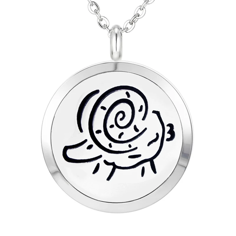 С цепочкой подарок 12 знаков зодиака 30 мм Нержавеющая сталь Эфирное Масла