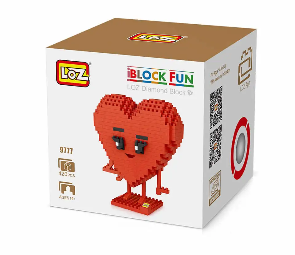 LOZ алмазные блоки выражение табурета аниме мультфильм розыгрыши подарок для