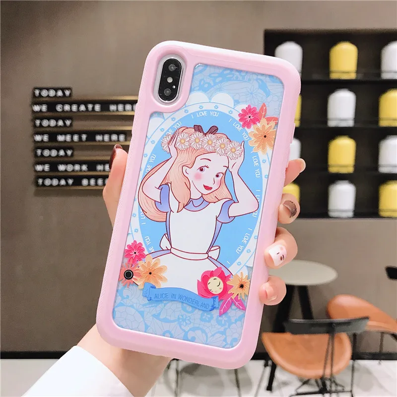 style 7 TPU+ PC двусторонний помощи чехол для iphone X XR XS MAX 7 8 плюс 6 6s милые даффи ShellieMay аниме Gelatoni StellaLou чехол - Цвет: style 7