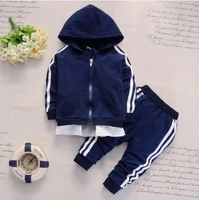 2020 spring baby casual tracksuit children boys girls hooded jacket pants 2pcs kids suit cotton infant clothing sport sets cloth