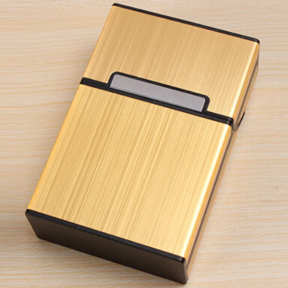 40 шт. оптовая продажа чехол для сигарет из алюминиевого сплава в качестве