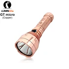 Светодиодный фонарик LUMINTOP GT micro Brass Throw EDC nm1, максимальное расстояние луча 750 люмен, 815 м, 14500 кд, портативный фонарик