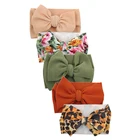 Повязка на голову с принтом для девочек, тканевая, 5 шт.лот