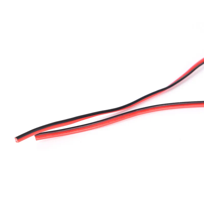 

1PC 2Pin 10m Cars Motorcycle Electric Wire Cable Red/Black Connector For Led Light Durable