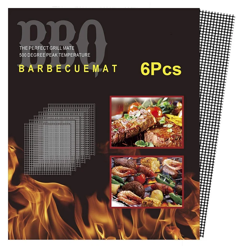 Антипригарные сетчатые коврики для гриля барбекю Аксессуары выпечки