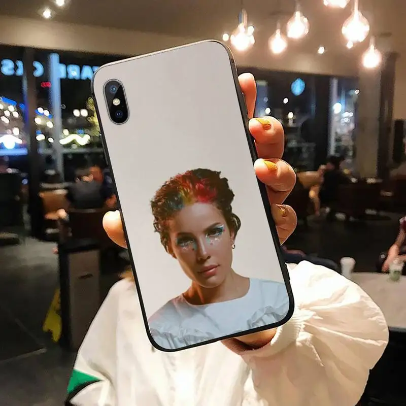 

Halsey American female singer Phone Cases for iPhone 11 12 pro XS MAX 8 7 6 6S Plus X 5S SE 2020 XR