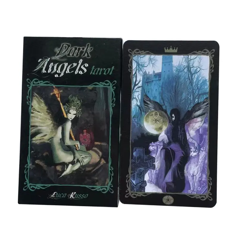 Dark Angels Tarot Divination Fate Oracle Cards Deck Board Games English Gift Party Playing Card Game | Игрушки и хобби