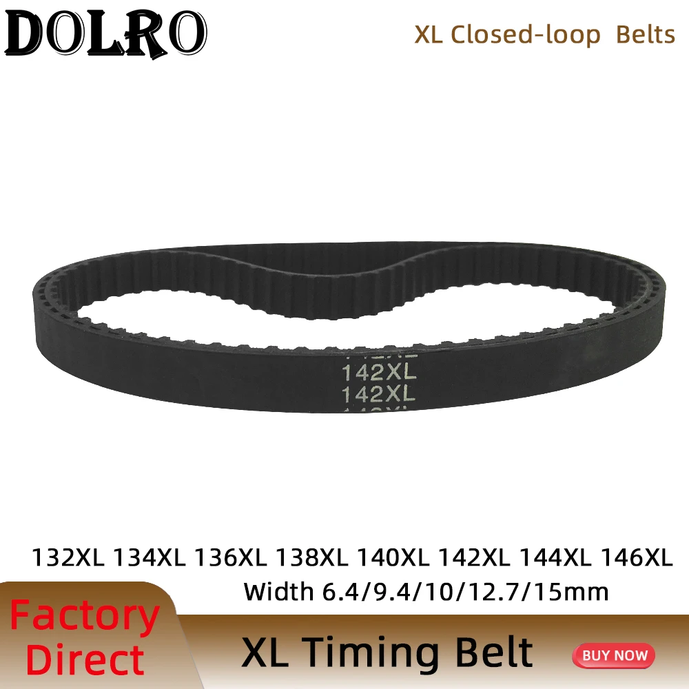 

XL Ремень ГРМ 132/134/136/138/140/142/144/146XL ширина 9,4/10/15 мм, зубчатый трансмиссионный резиновый ремень ГРМ