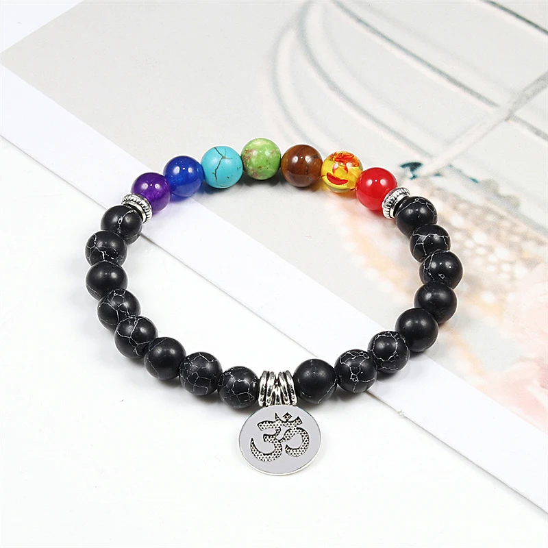 Бусины Из Черной Лавы для мужчин и женщин изящные буддийские кулоны с изящными