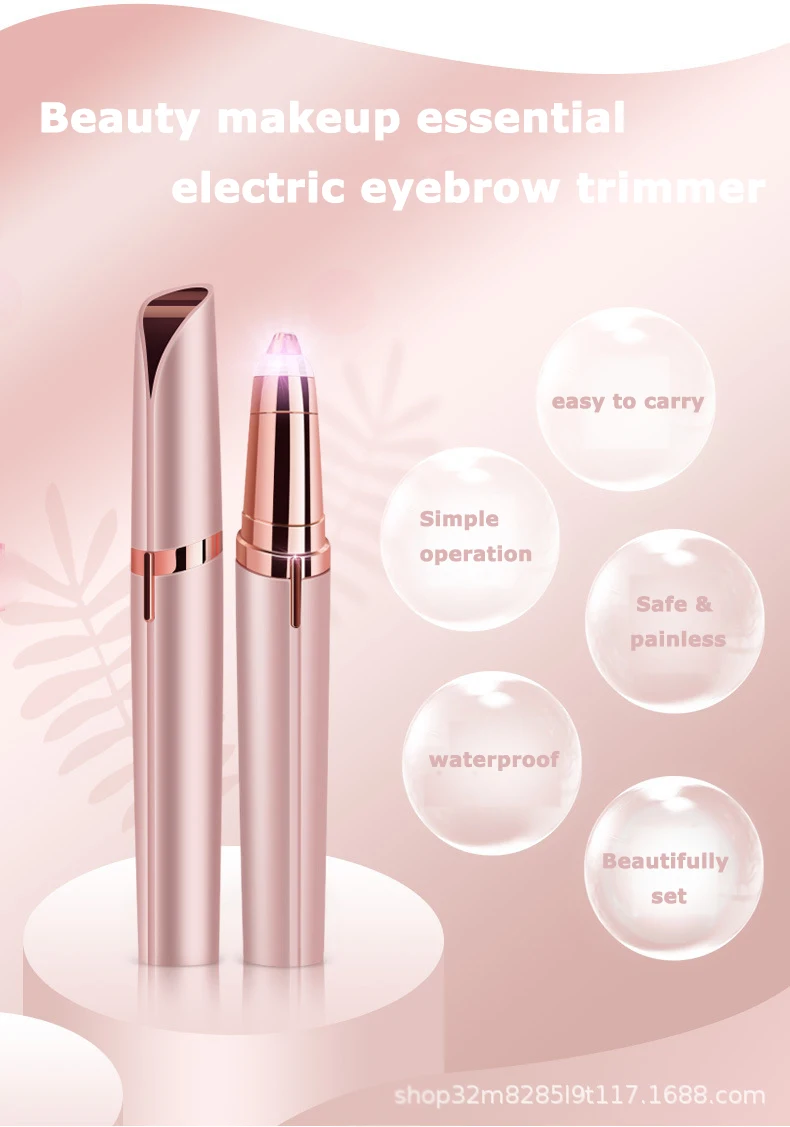 Новинка 2020 электрический триммер для бровей средство удаления макияжа