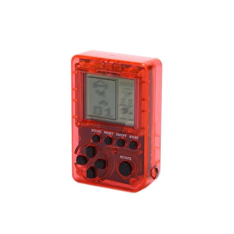 

Multi-colors 90s Mini Console Game Machine Children's Handheld Nostalgic Mini Game Console Electronic Pets Keychains Toys