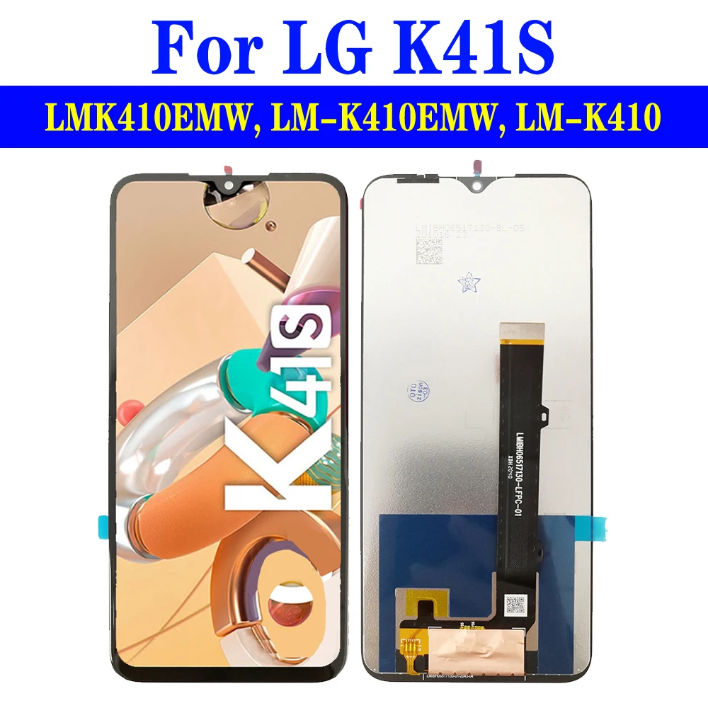 6.55&quot K41S экран для LG мобильного телефона ЖК-дисплей с рамкой LMK410EMW LM-K410 K410 Дисплей