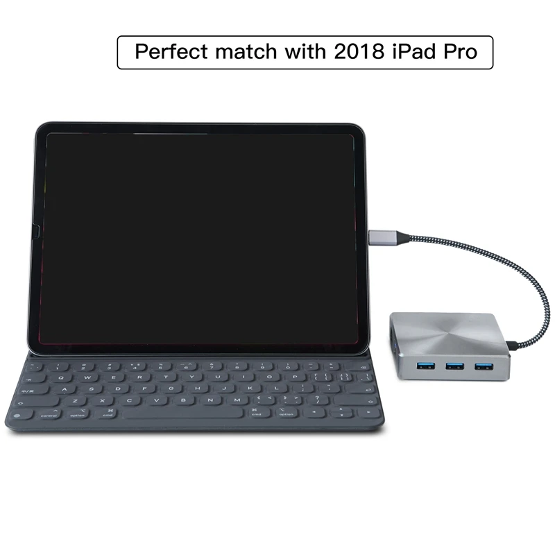 

10 in 1 USB C Hub 2 HD-MI RJ45 Ethernet 3XUSB3.0 Ports 100W PD SD TF Card Reader 3.5mm Audio USB C Hub