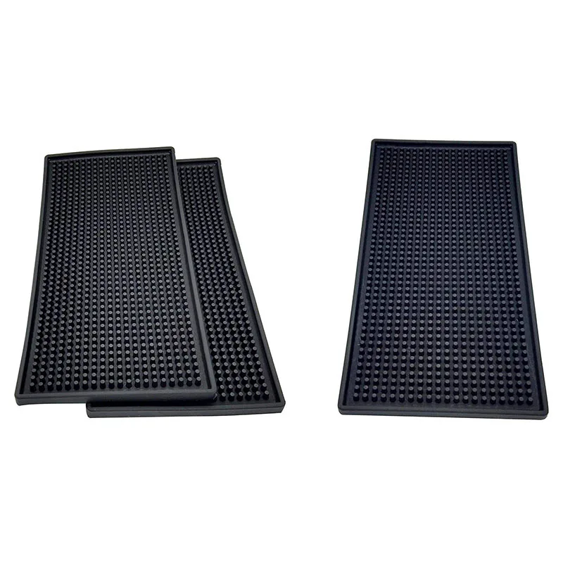 

Non-Slip Beauty Salon Mat, Black Elastic PVC Heat-Resistant Salon Shop Work Mat, Hair Stylist Tools, Hair Dryer
