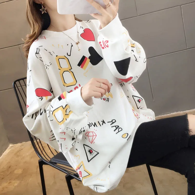 

Women Hoodies Streetwear Japanese Harajuku Sweatshirt Autumn Shirts Loose Outwear Hip Hop hoodies women ulzzang Females Tops